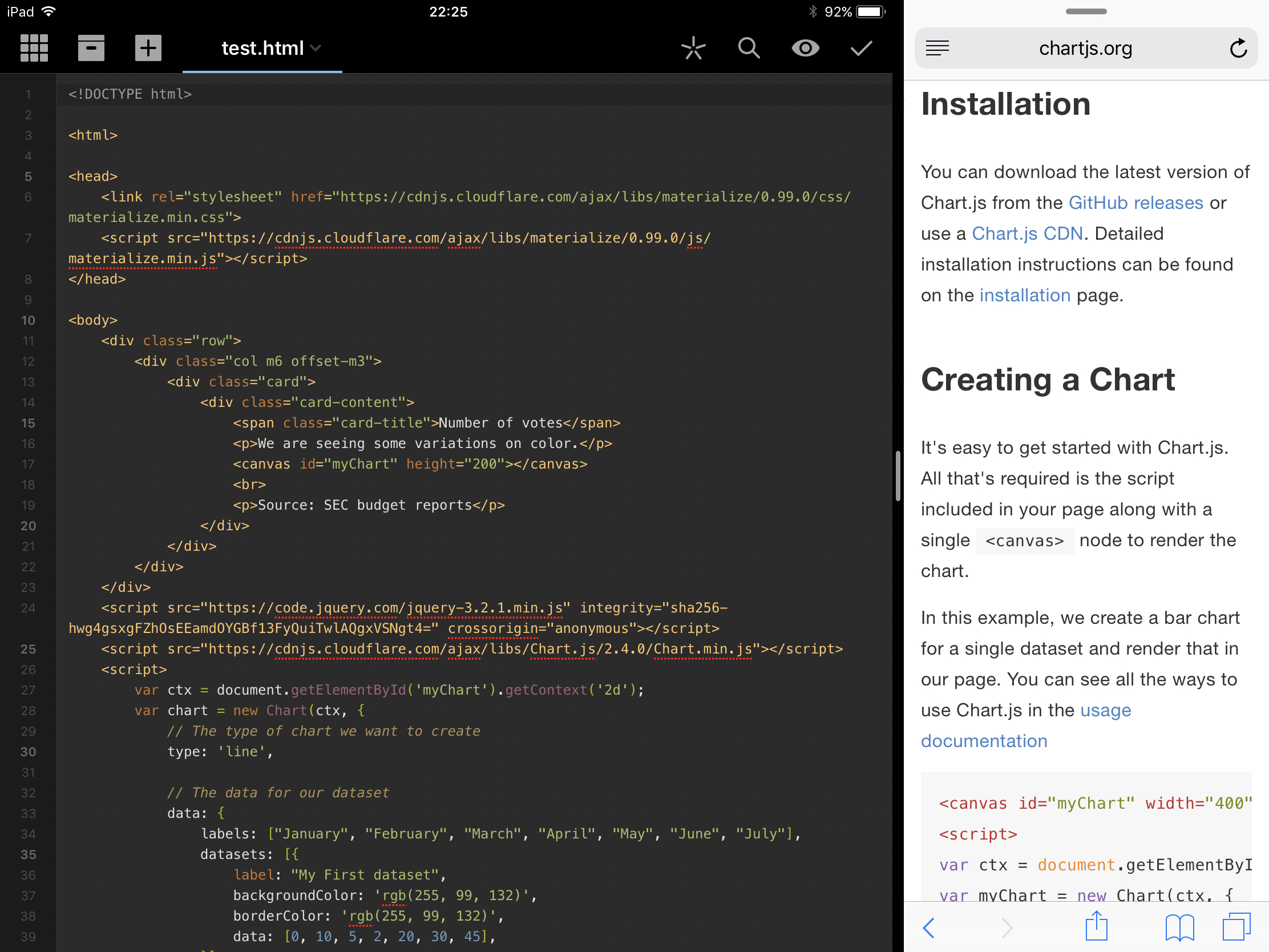 Coda + Safari